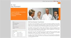 Desktop Screenshot of hno-praxis-rohmann.de
