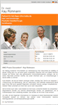 Mobile Screenshot of hno-praxis-rohmann.de